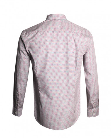 Dos de la chemsie Mellah Otago blanc pour homme