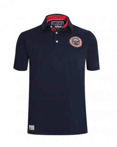 Polo Fighter Otago bleu marine pour homme