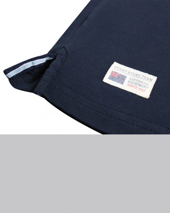 Génuine cousu en bas du polo Fighter Otago bleu marine pour homme