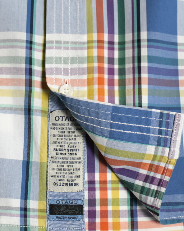 Détail produit de la chemise 134 Otago multicolore pour homme