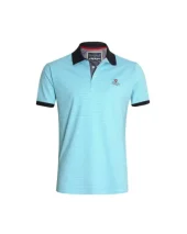GRIFFAX RAYÉ POLO MC OTAGO BLEU CIEL GRIFFAX RAYÉ POLO MC OTAGO BLEU CIEL