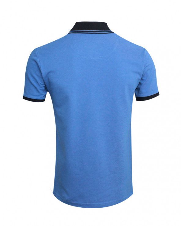 Dos du polo Griffax Bleu lavande pour homme