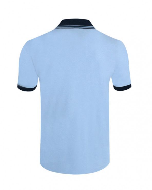 Dos du polo Griffax bleu ciel pour homme