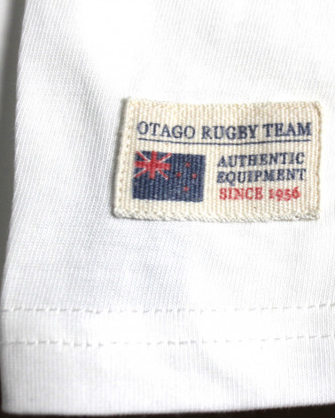 Génuine cousue en bas côté droit du polo Tikland Otago écru pour homme