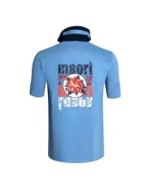 FLOWER POLO MC OTAGO BLEU LAVANDE FLOWER POLO MC OTAGO BLEU LAVANDE