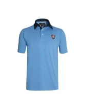 FLOWER POLO MC OTAGO BLEU LAVANDE FLOWER POLO MC OTAGO BLEU LAVANDE