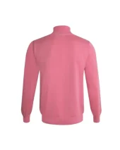 BOLOGNE PULL COL 3/4 ZIP OTAGO ROSE