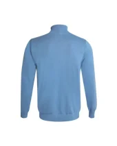 BOLOGNE PULL COL 3/4 ZIP OTAGO BLEU CIEL BOLOGNE PULL COL 3/4 ZIP OTAGO BLEU CIEL