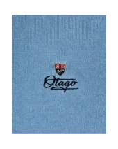 BOLOGNE PULL COL 3/4 ZIP OTAGO BLEU CIEL BOLOGNE PULL COL 3/4 ZIP OTAGO BLEU CIEL