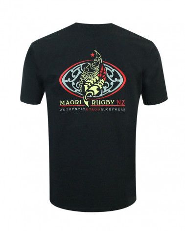 T-shirt Napier Otago rugby noir col rond homme