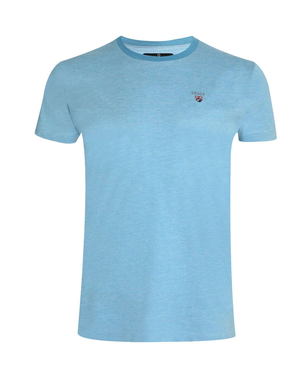 Tee shirt Buenaray Otago rugby light denim col rond homme