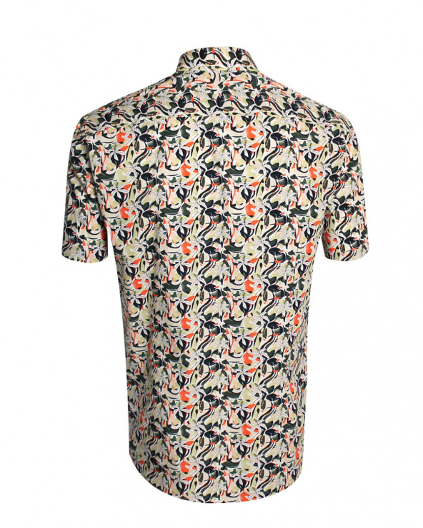 Dos de la chemise 122 Otago Multicolore pour homme