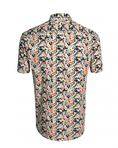 Dos de la chemise 122 Otago Multicolore pour homme