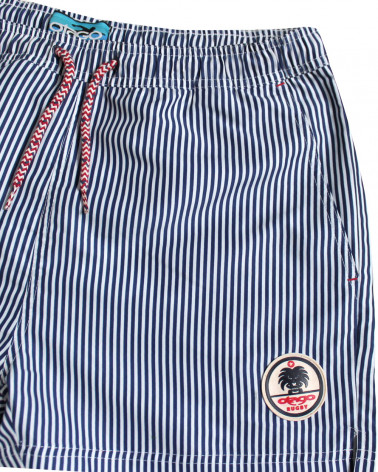 Ecusson en silicone du short de bain Mastripe Otago marine pour homme