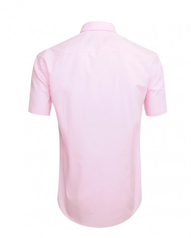 Dos de la chemise Buenos Aires Otago manches courtes rose pour homme