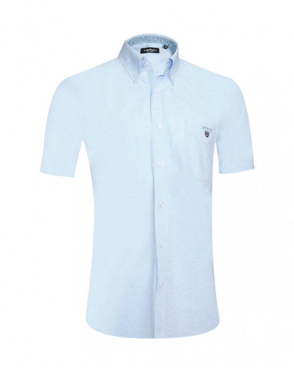 chemise Buenos Aires Otago manches courtes bleu ciel pour homme