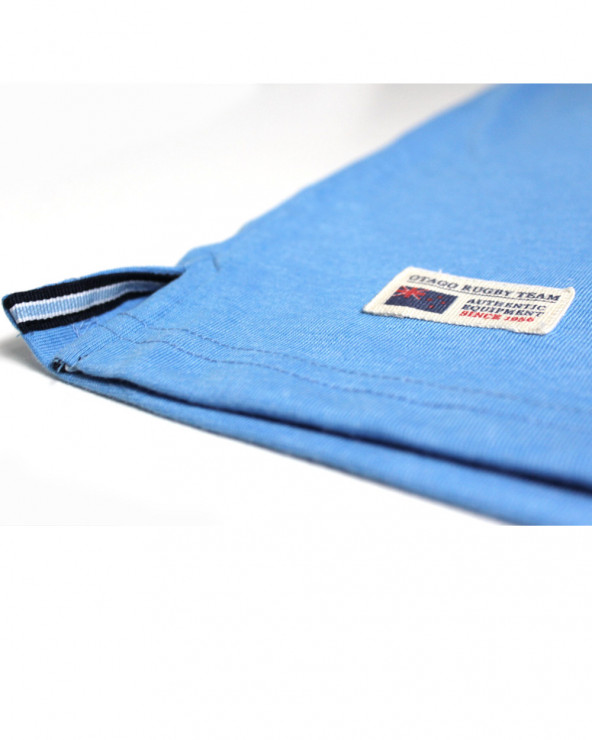 Génuine cousue en bas côté droit du polo Griboss Otago bleu ciel pour homme