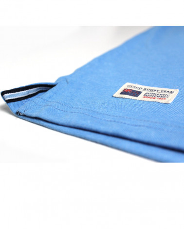 Génuine cousue en bas côté droit du polo Griboss Otago bleu ciel pour homme