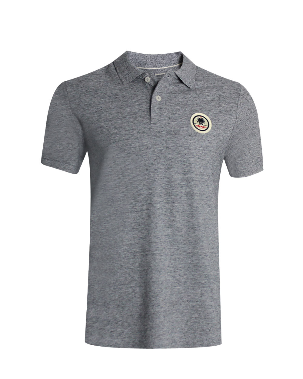 Polo manches courtes Swansea Otago rugby gris clair homme
