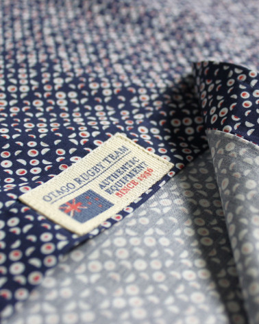 Vignette cousue de la chemise 143 Otago bleu marine pour homme