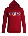 Sweat Jamako col rond Otago rugby hibiscus red pour homme