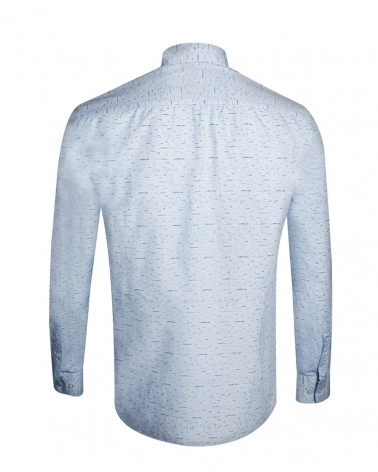 Dos de la chemise Ete 2004 Otago bleu ciel pour homme