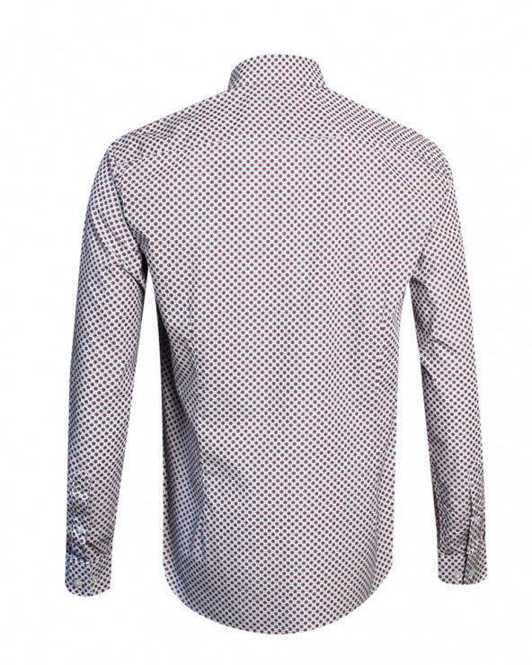 Dos de la chemise Hivernage Otago blanc pour homme