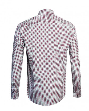 Dos de la chemise Hivernage Otago blanc pour homme