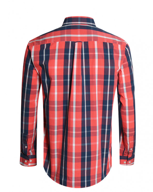 Dos de la chemise Dia Otago orange pour homme