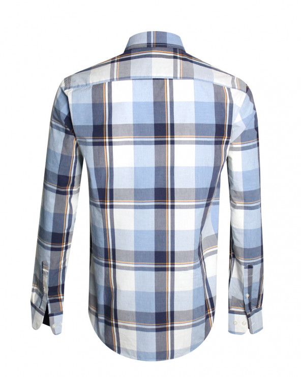 Dos de la chemise Dia 2 Otago bleu ciel pour homme
