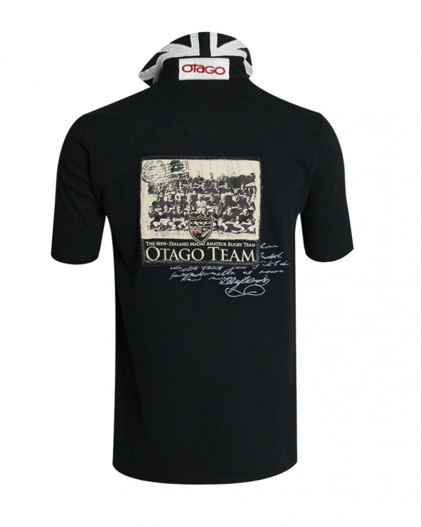 Polo Marco Team Otago rugby noir homme