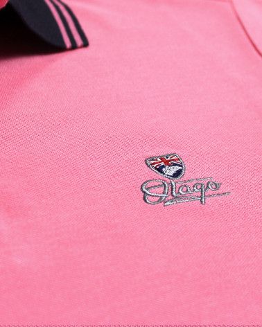 Détails produit du polo Griffax glory rose pour homme