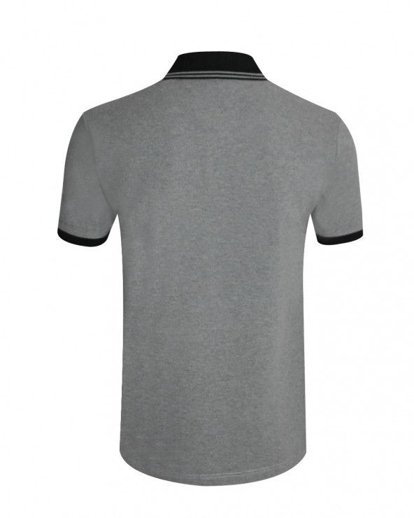 Dos du polo Griffax gris chine pour homme