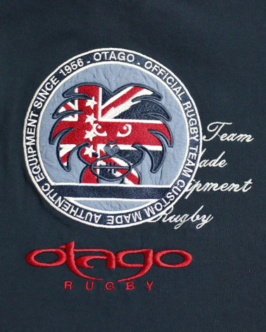 Broderie au dos du polo Ben Otago bleu marine pour homme