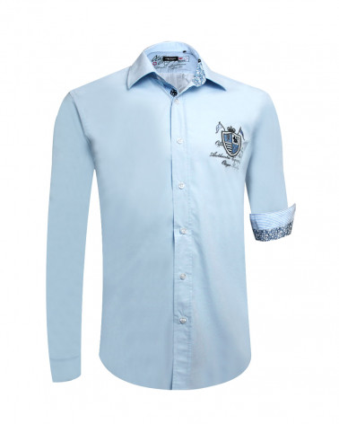 Chemise Cross Otago bleu ciel pour homme