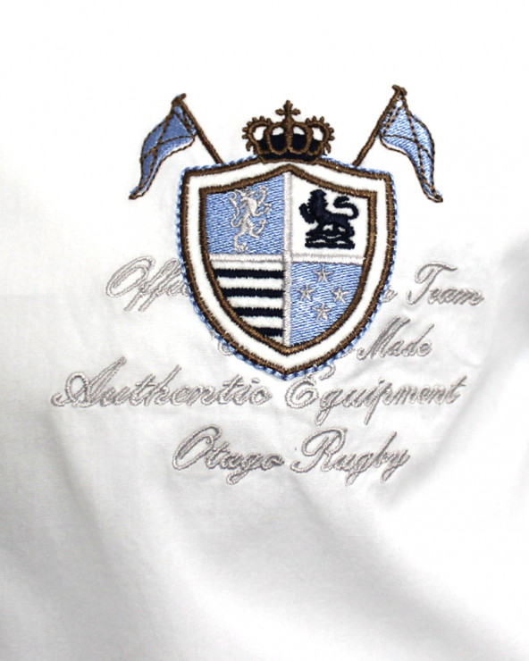 Broderie côté coeur de la chemise Cross Otago blanc pour homme