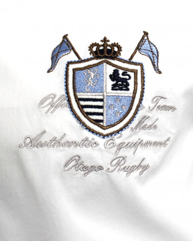 Broderie côté coeur de la chemise Cross Otago blanc pour homme