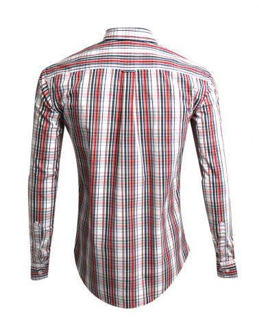 Dos de la chemise Tang Otago Vert clair pour homme