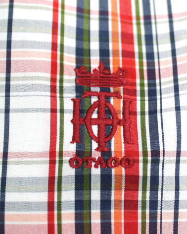 Broderie côté coeur de la chemise Tang Otago vert clair pour homme