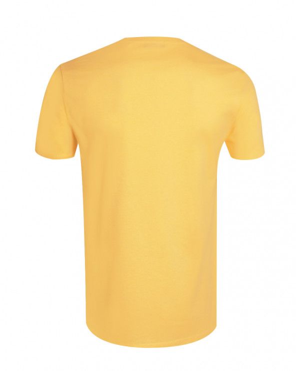 Dos du tee-shirt Gaudi Otago jaune pour homme