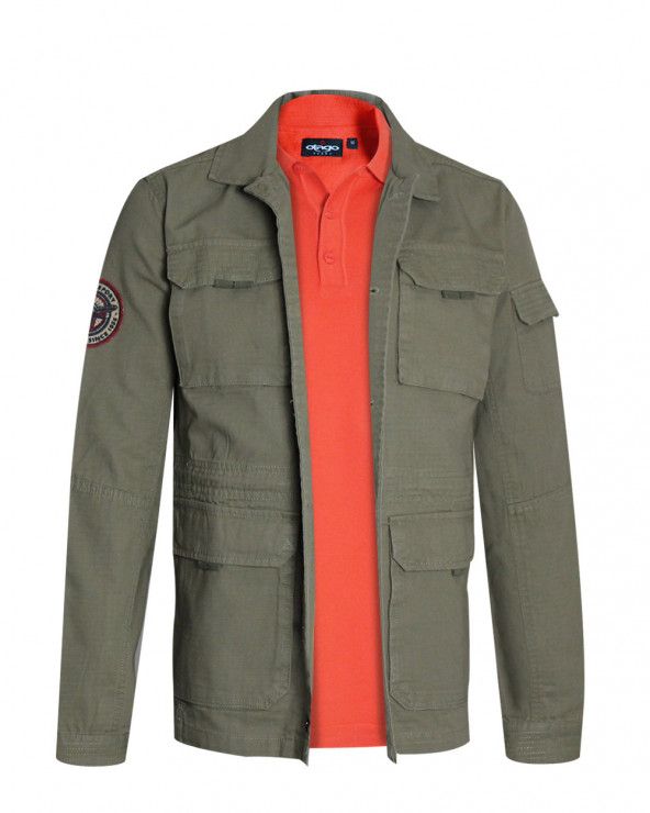 Veste boutonnée BANTON kaki otago rugby pour homme