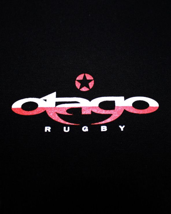 Sérigraphie devant du tee-shirt Warrior Otago noir pour homme
