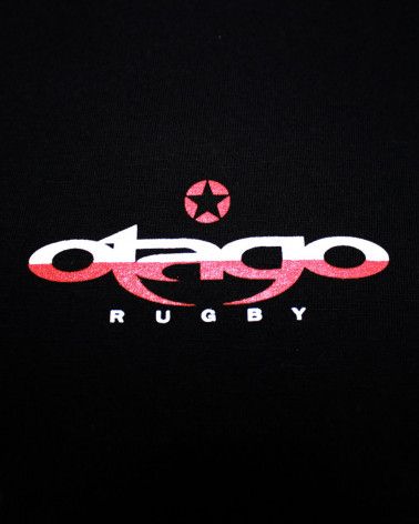 Sérigraphie devant du tee-shirt Warrior Otago noir pour homme