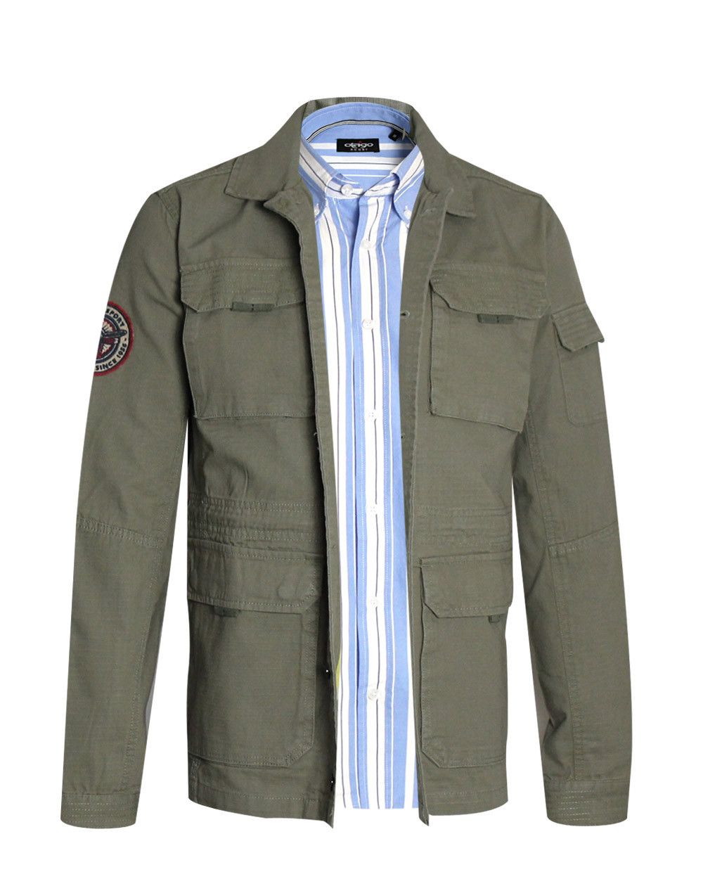 Veste boutonnée BANTON kaki otago rugby pour homme