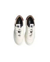 BASKETS CUIR LENNY OTAGO BLANC/BLEU/ROUGE BASKETS CUIR LENNY OTAGO BLANC/BLEU/ROUGE