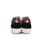 BASKETS CUIR LENNY OTAGO MARINE/BORDEAUX