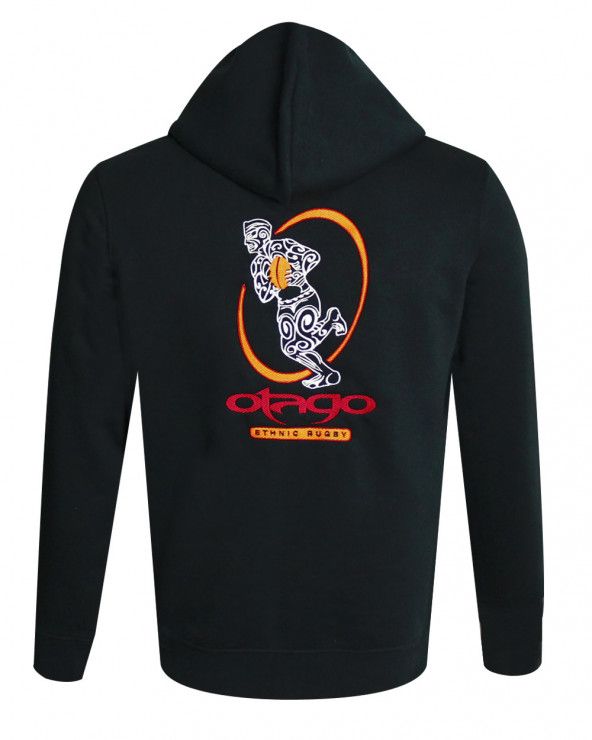 Sweat zip capuche TATOO Otago noir pour homme