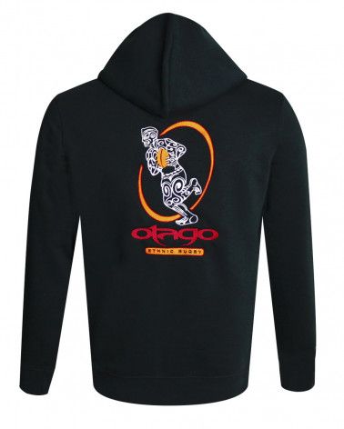 Sweat zip capuche TATOO Otago noir pour homme