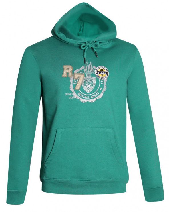 Sweat capuche SW100 Otago vert pour homme