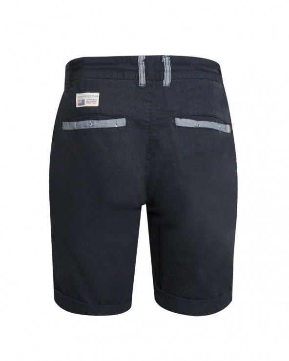 Dos du bermuda Fineberg Otago bleu marine pour homme